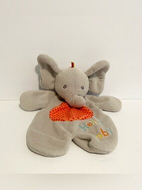 Baby Gund Flappy Elephant Activity Lovey Soft Baby Sensory Toy Security Blanket